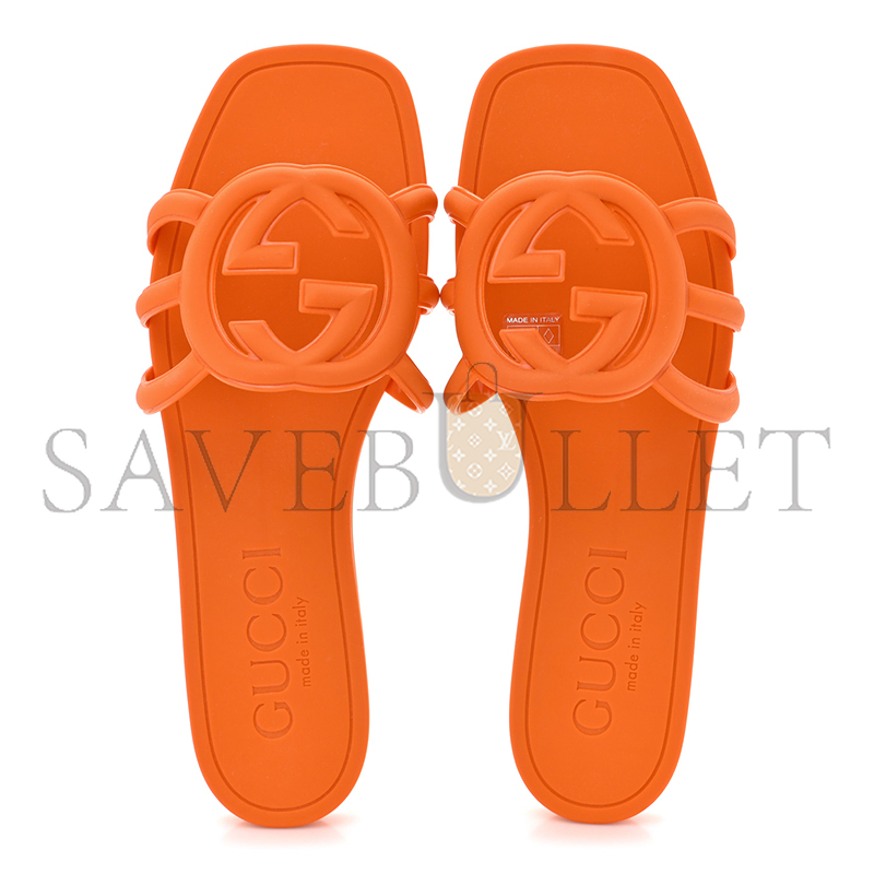 GUCCI WOMEN'S INTERLOCKING G SLIDE SANDAL ‎780307